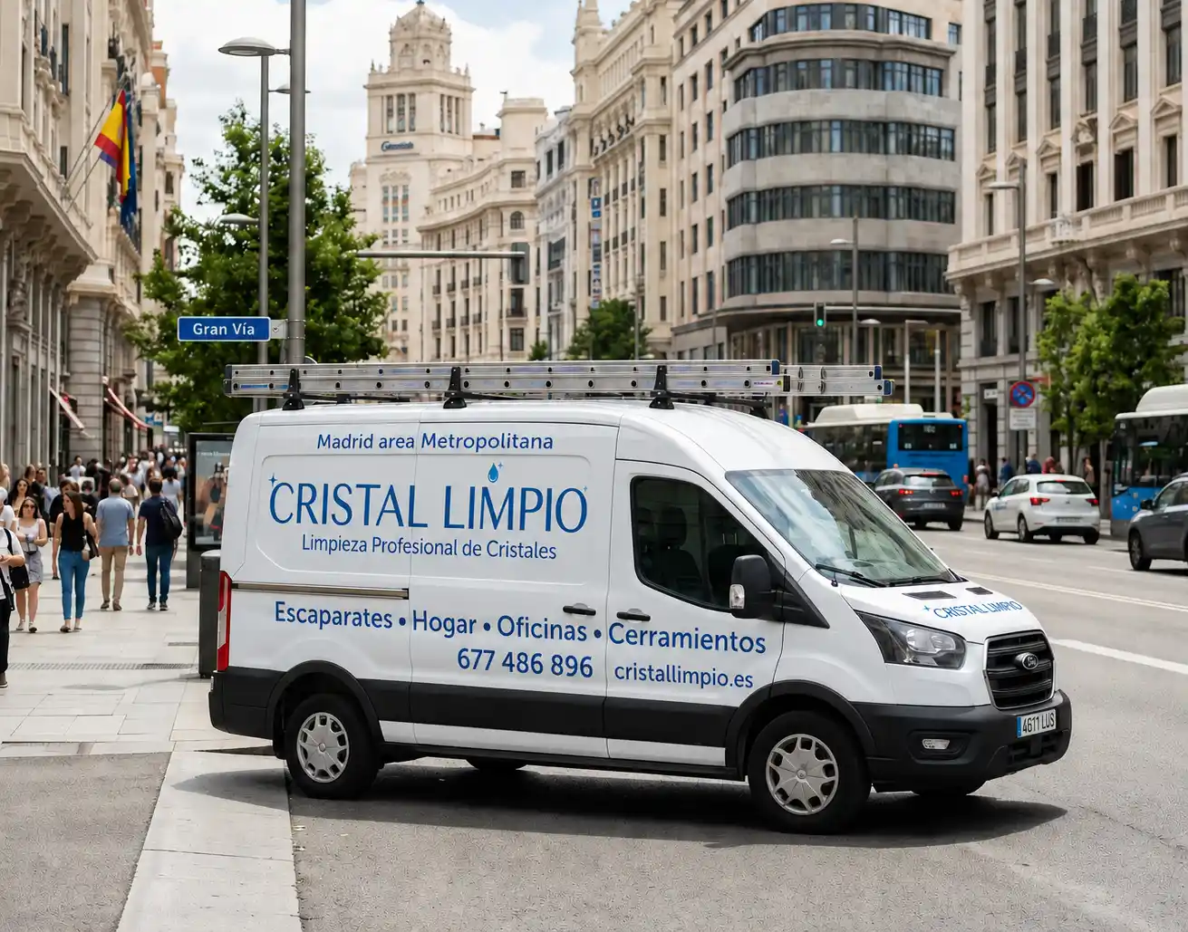 Furgoneta cristallimpio